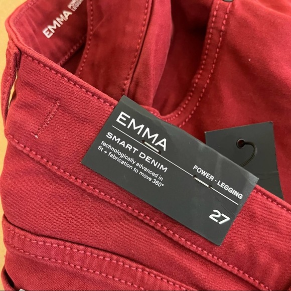 DL1961 Emma Power Leggings in Rhubarb - Picture 8 of 10